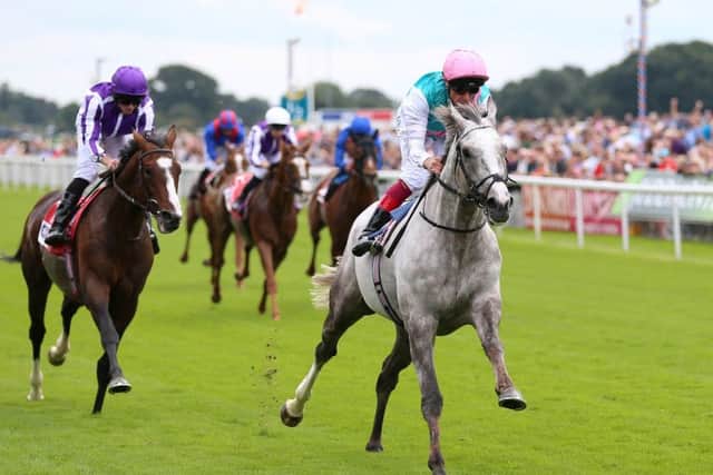The Frankie Dettori-ridden Logician is favourite for the St Leger after winning the Great Voltigeur Stakes at York.