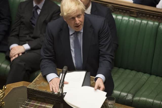 Boris Johnson has faced hostile exchanges in Yorkshire.