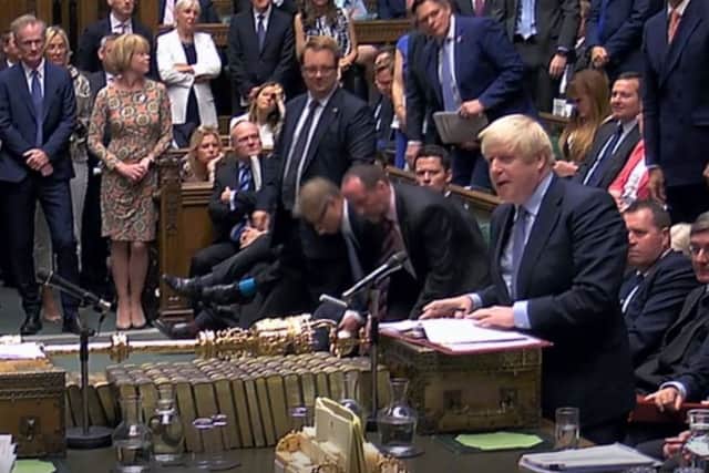There was acrimoy in the Commons when Boris Johnson addressed MPs this week.