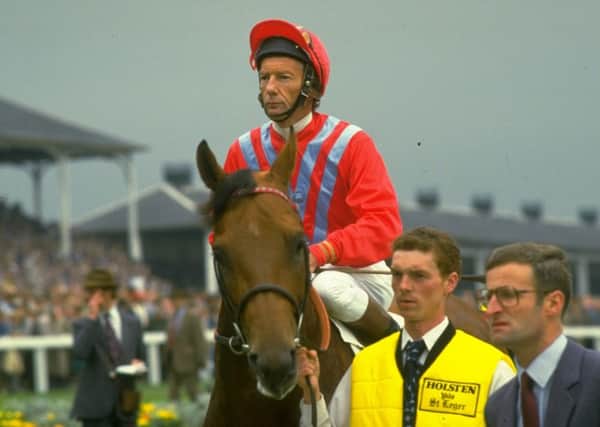 Lester Piggott won a record 28th Classic when Commanche Run prevailed in the 1984 St Leger at Doncaster.