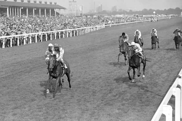 Lester Piggott also won the Triple Crown - the 2000 Guineas, Epsom Derby and St Leger - when Nijinsky won at Doncaster in 1970.