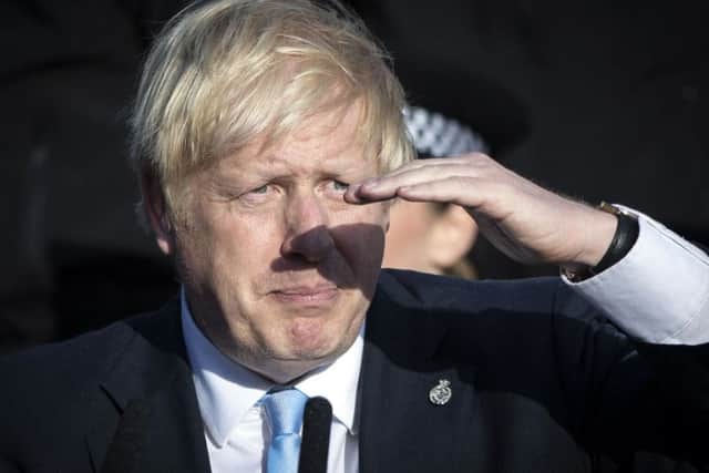 Boris Johnson has been criticised for his pre-election campaign speech at West Yorkshire Police in Wakefield.