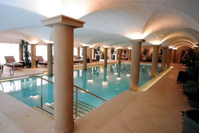 A swimming pool to dive for at the £70m hotel and spa. (Simon Hulme).