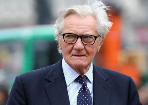 Michael Heseltine is speaking at an anti-Brexit rally in Leeds.