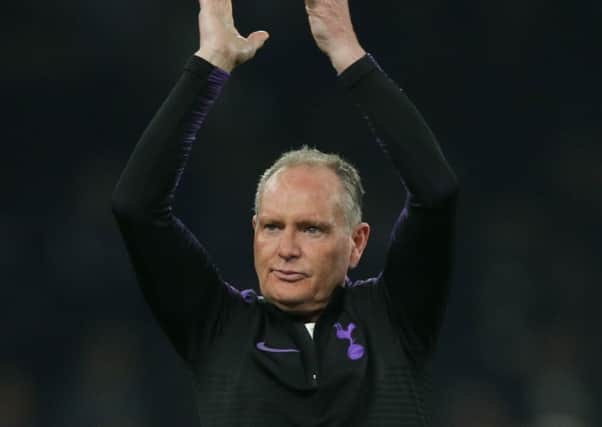 Tottenham Hotspur Legends' English player Paul Gascoigne applauds the crowd at the end of the Legends football match between Tottenham Hotspur Legends and Inter Forever (Picture: DANIEL LEAL-OLIVAS/AFP/Getty Images)