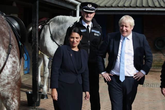 Home Secretary Priti Patel undertook a visit to West Yorkshire Post last week with Boris Johnson.