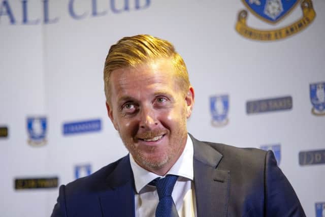 Garry Monk, pictured at yesterday's press conference. Picture Scott Merrylees