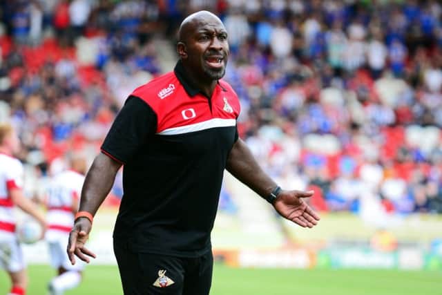 Doncaster Rovers' manager Darren Moore. Picture: Marie Caley