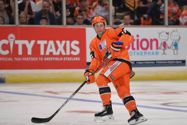 SUSPENDED: Sheffield Steelers' Michael Davies misses both games against Coventry Blaze this weekend.