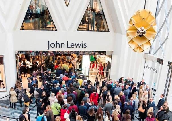 John Lewis has a flagship store in Leeds.