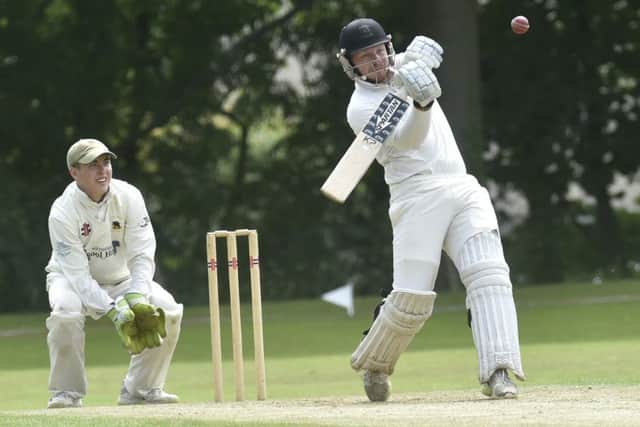 Jason Wright top-scored with 31 for Burley before taking 9-44 to earn a 13-run win over Bilton. Picture: Steve Riding.