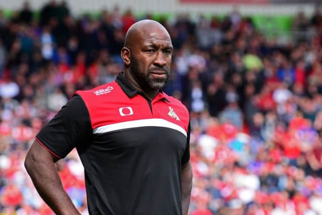 PLEASED: Doncaster Rovers manager Darren Moore, pictured at the Keepmoat on Saturday. Picture: Marie Caley
