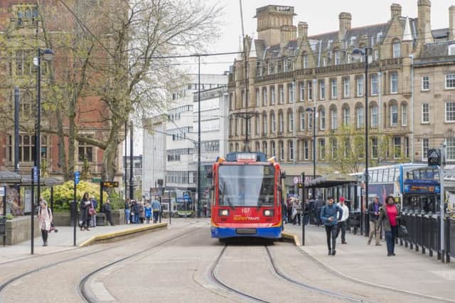 Unlike Leeds, Sheffield has invested in tram travel.