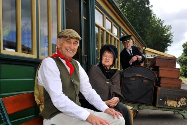 Volunteers run an award-winning programme of schools visits at the restored station