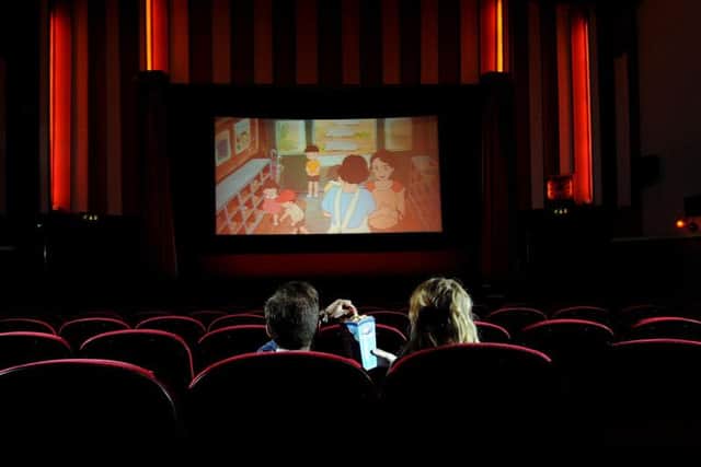 An animation projected at Hyde Park Picture House. Pic: James Hardisty.