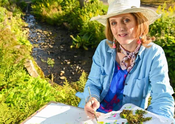 Anita Bowerman who is artist in residence at RHS Harlow Carr
Picture: Simon Dewhurst