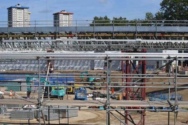 The construction site for the HS2 high speed rail scheme in Euston, London. . Photo: Victoria Jones/PA Wire