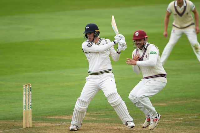 Yorkshire captain Steven Patterson ended the innings on 24 not out as his team lost by 298 runs against Somerset at Taunton. Picture: Alex Davidson/Getty Images