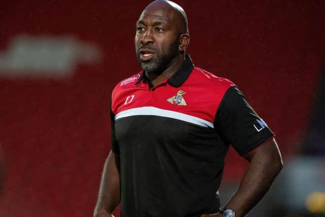 Doncaster Rovers' head coach, Darren Moore. Picture: Bruce Rollinson