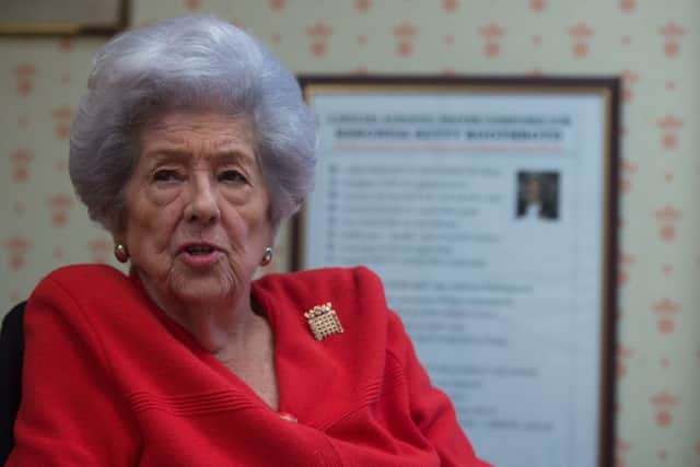 Baroness Betty Boothroyd turns 90 next month.