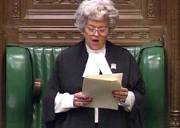 Parliament, says Jayne Dowle, needs another Speaker in the mould of Betty Boothroyd.