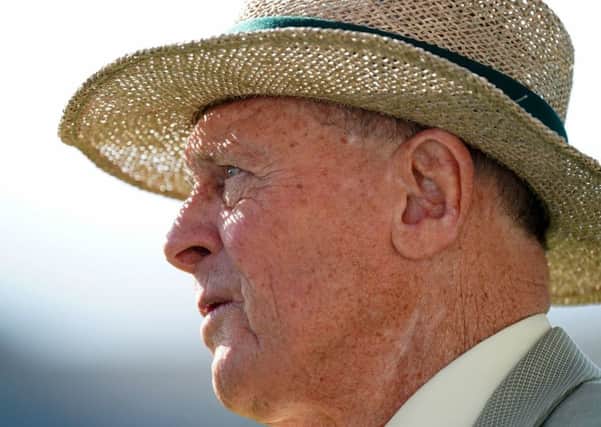 Former cricketer Geoffrey Boycott during day two of the fifth test match at The Oval, London. (Picture: John Walton/PA Wire).
