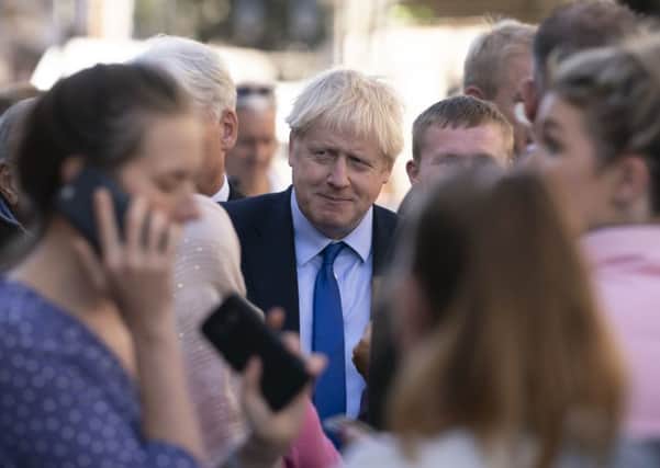 Boris Johnson toured Doncaster Market before delivering a keynote speech on the Northern Powerhouse.