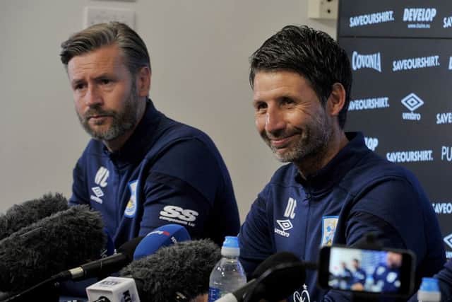 BIGGEST CHALLENGE: Nicky and Danny Cowley announced at a press conference at Huddersfield Town earlier this week.  Picture: Tony Johnson