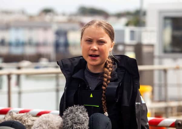 Environmental activist Greta Thunberg.