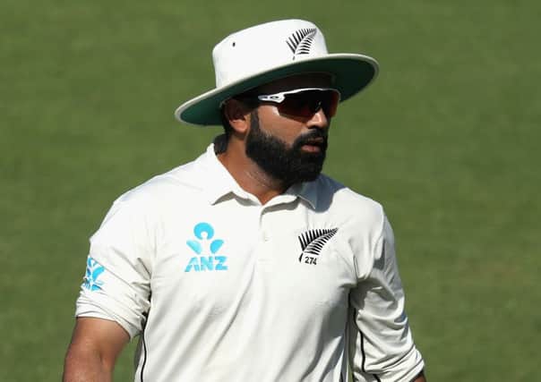 Ajaz Patel of New Zealand will play in the last two matches for Yorkshire. (Picture: Francois Nel/Getty Images)