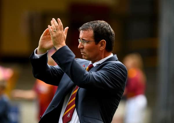 TIGHT STUFF: Bradford City manager Gary Bowyer. Picture: James Hardisty.