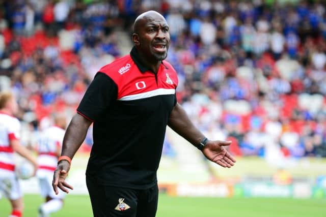 GUIDING LIGHT: Doncaster Rovers' manager Darren Moore. Picture: Marie Caley