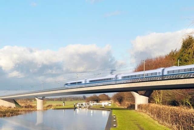 Boris Johnson's government is currently revieiwing HS2.