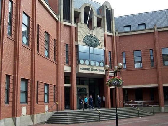 A jury at Hull Crown Court was shown the dramatic footage of terrified customers fleeing the bank, before flames engulfed the entrance
