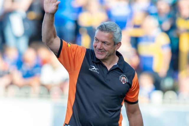 Last Yorkshire team standing - Daryl Powell's 
Castleford Tigers (Picture: Bruce Rollinson)