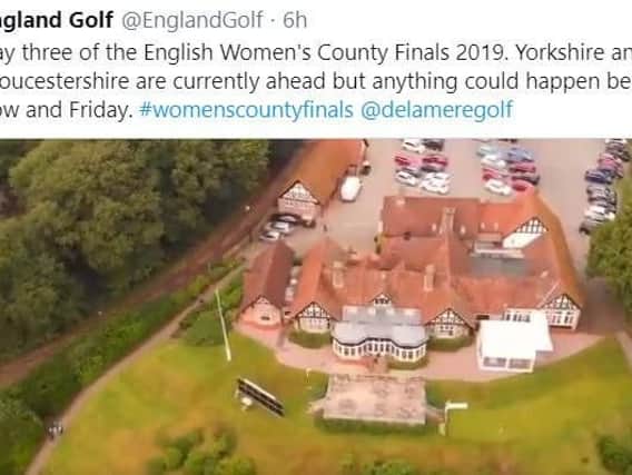 England Golf expressed the unpredictable nature of match-play golf in a tweet during day three at Delamere Forest.