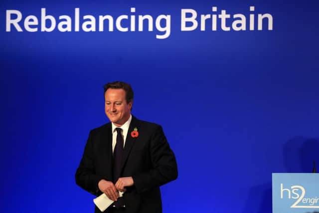 David Cameron blames 'nimbyism' for holding up projects like HS2.