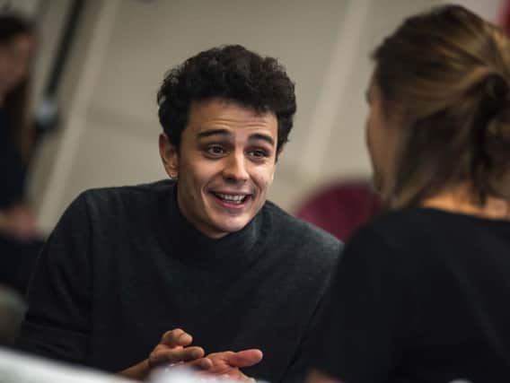 Pedro Leandro in rehearsal for A View from the Bridge.