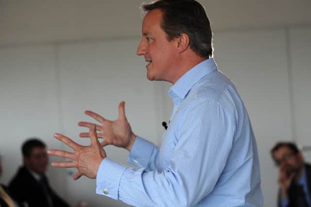 David Cameron visited The Yorkshire Post two weeks before the 2016 EU referendum.