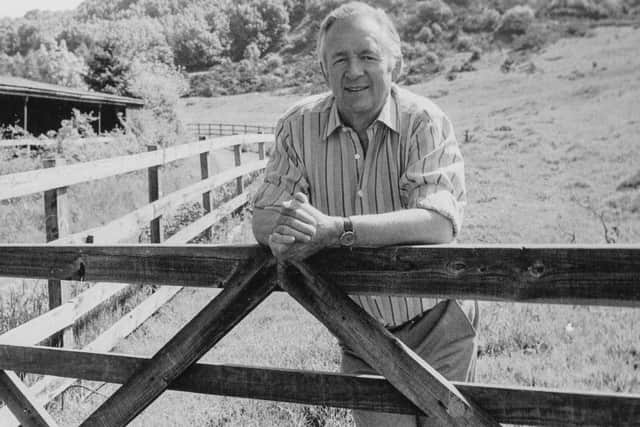 The late, great Alf Wright - aka James Herriot - during his veterinary days. Picture courtesy of The World of James Herriot.