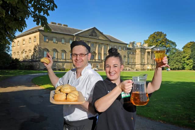 The Nostell estate chefs use apples from the kitchen garden in their recipes