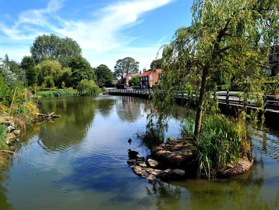 The village pond is Walkington's focal point. Picture by Gary Longbottom.