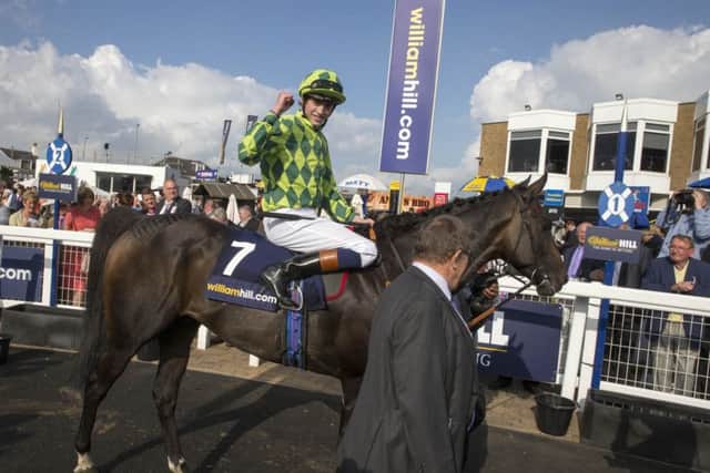 James Doyle rode Louis The Pious to Ayr Gold Cup success for North Yorkshire trainer David O'Meara in 2014.