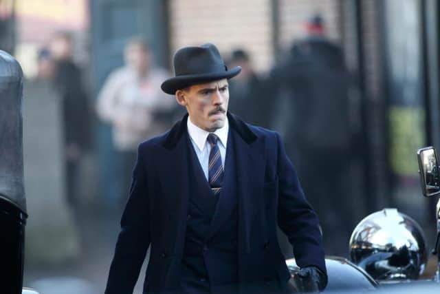 Sam Claflin, who plays far-right politician Oswald Mosley in Peaky Blinders. Pictire: Lee McLean / SWNS.