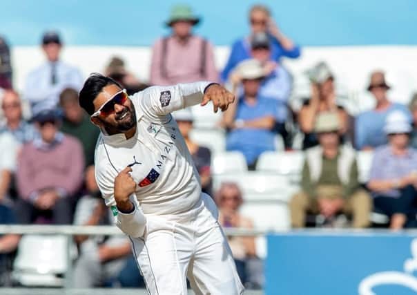 Backed to come good: Yorkshire's Ajaz Patel.