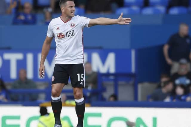 Sheffield United's Phil Jagielka: Day to remember for the former Everton captain. Picture: Simon Bellis/Sportimage