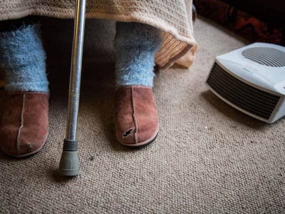 Many elderly people ration their heating over winter