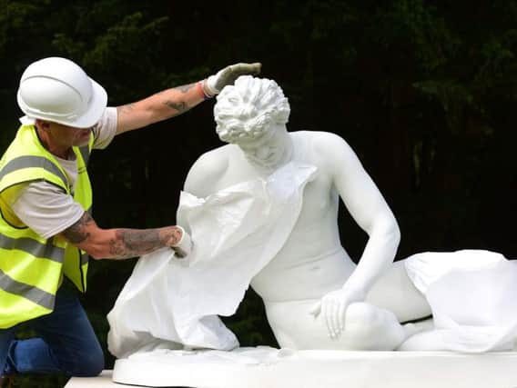 A new replica of the statue has been cast