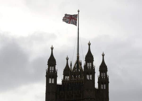 A Union flag flying from the Houses of Parliament in Westminster, after judges at the Supreme Court ruled that Prime Minister Boris Johnson's advice to the Queen to suspend Parliament for five weeks was unlawful.