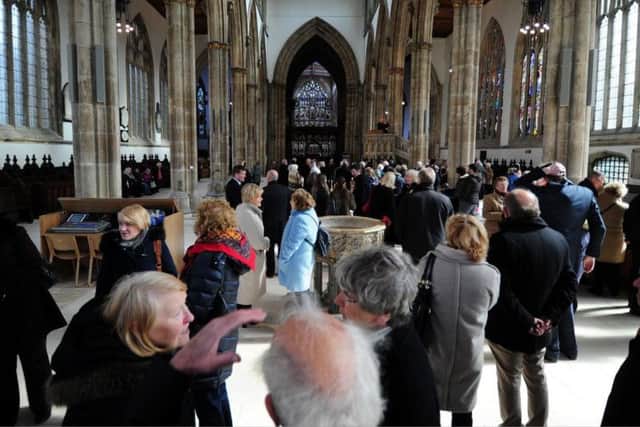 Opening of of the refurbished Hull Minster in March 2018 Picture: Simon Hulme
